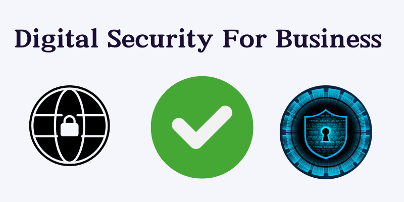 Illustration of Digital Security best practice for businesses.